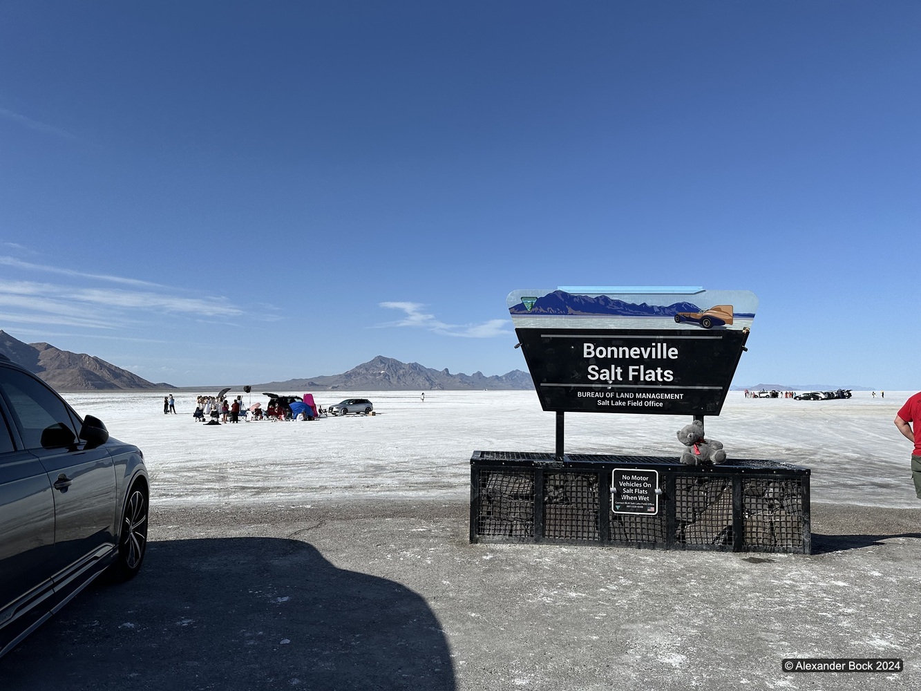 Bonneville Salt Flats sign