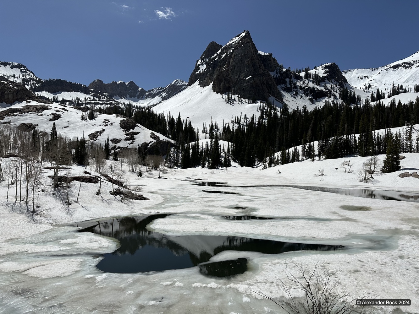 Sundial Peak from end of trail