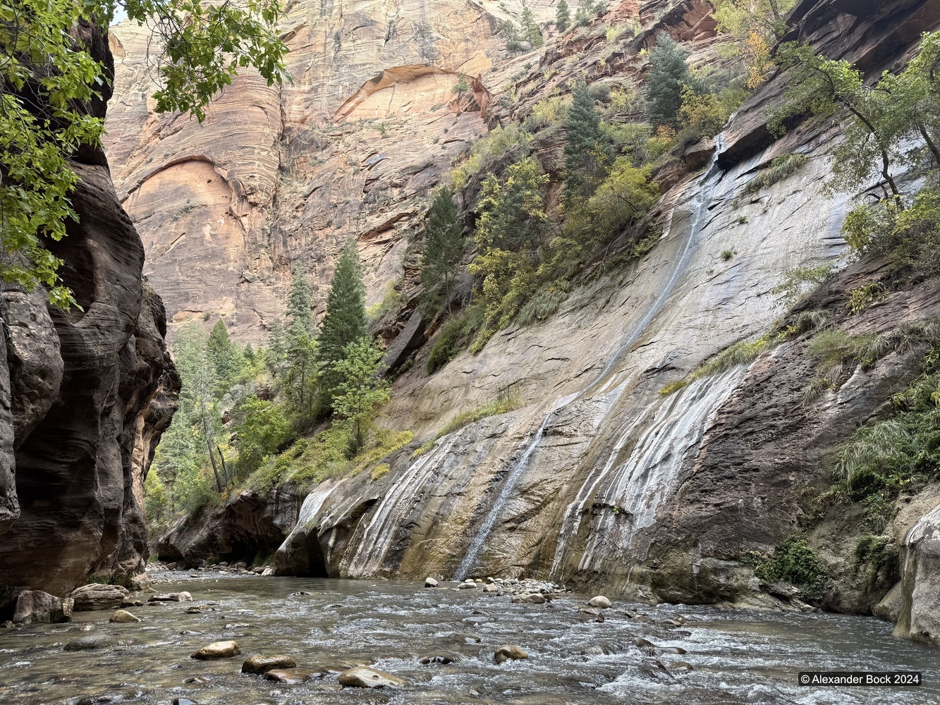 The Narrows waterfall