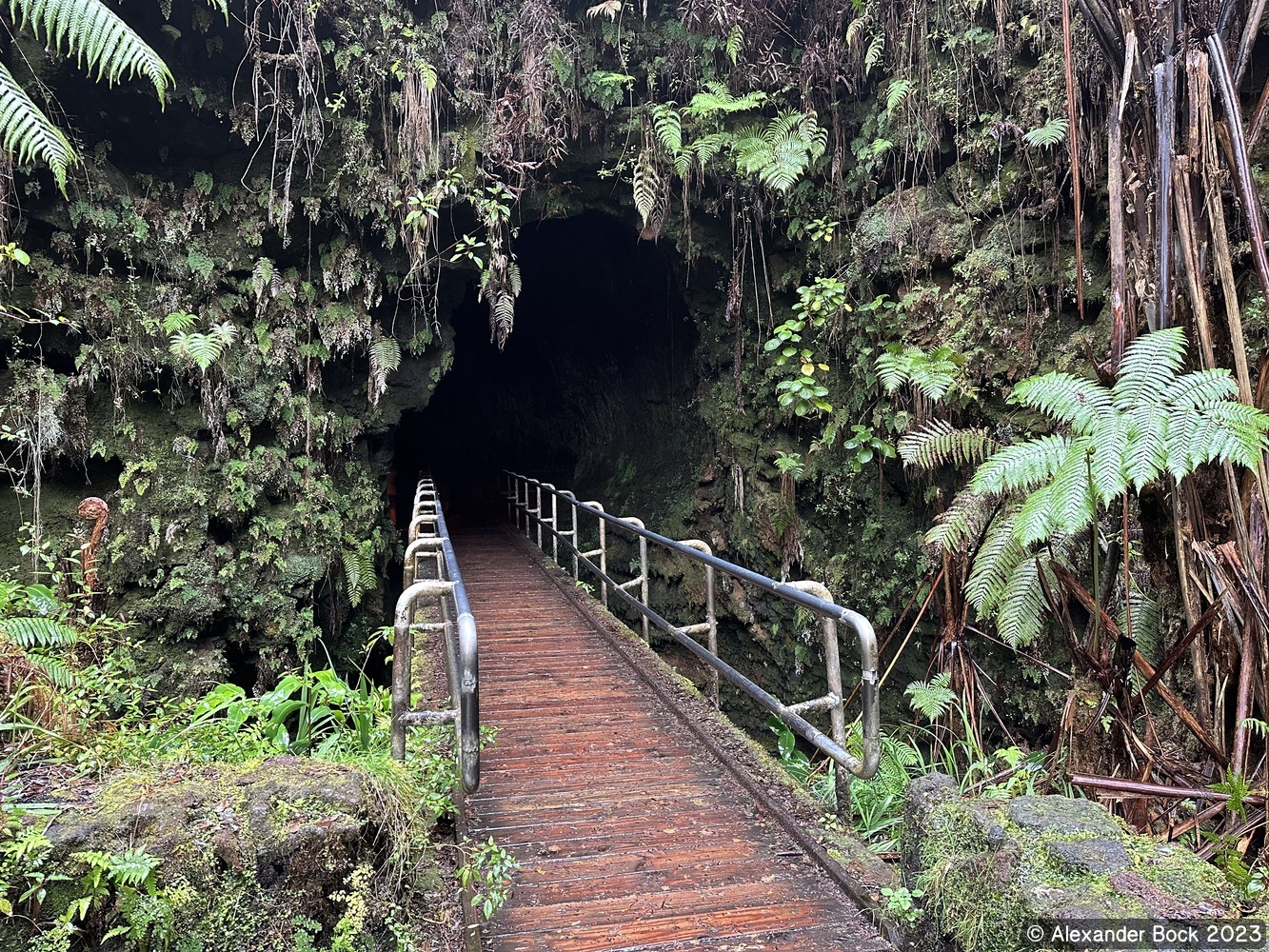 Lava tube entrance