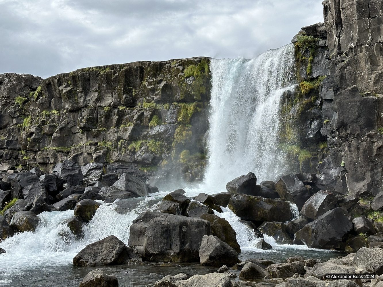 Öxarárfoss waterfall