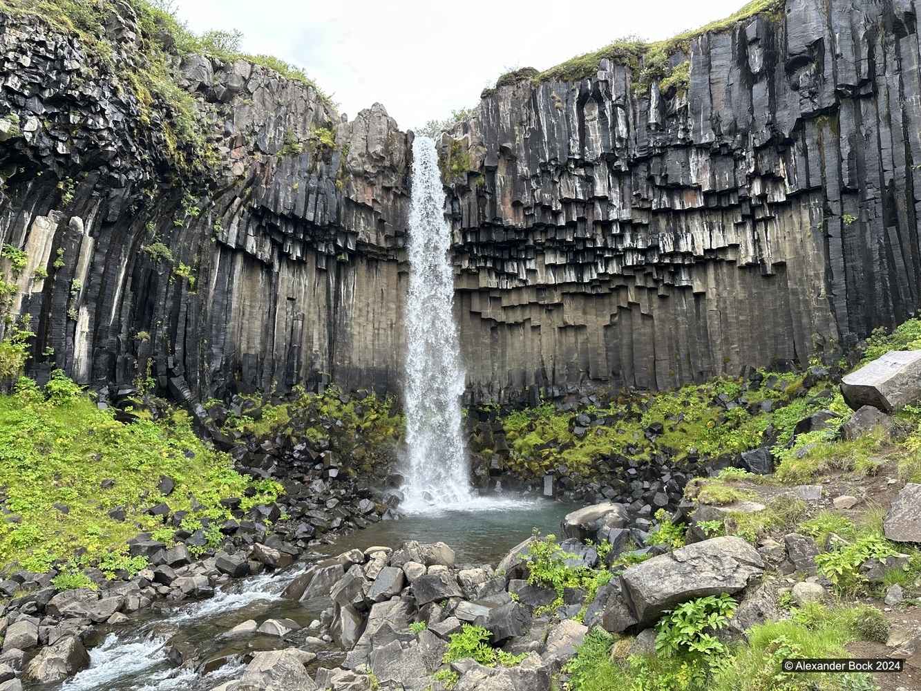 Svartifoss waterfall