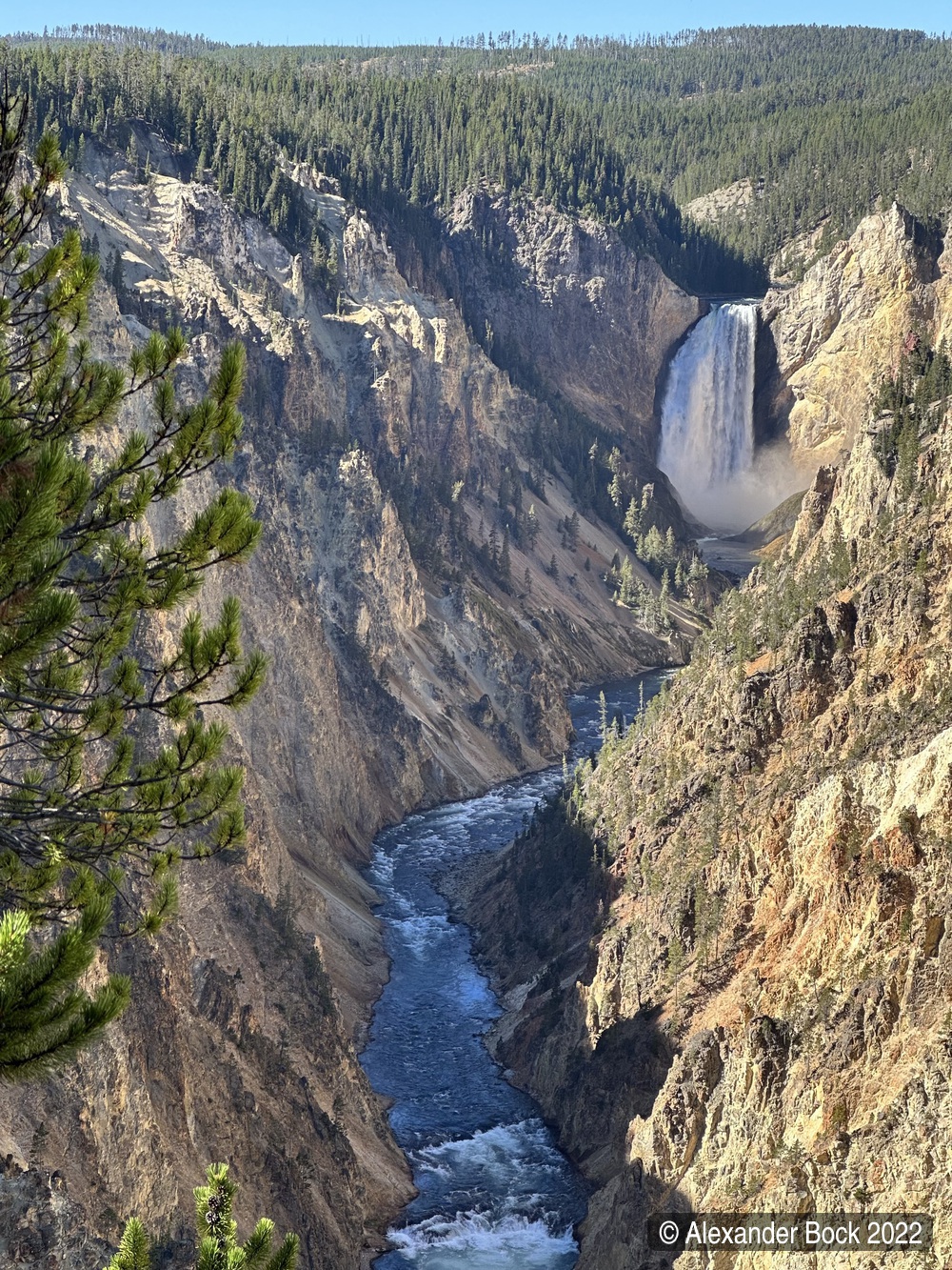 Grand Canyon of the Yellowstone Upper Falls